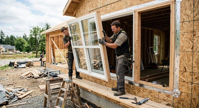 Awning Windows Installation in Portland, ME