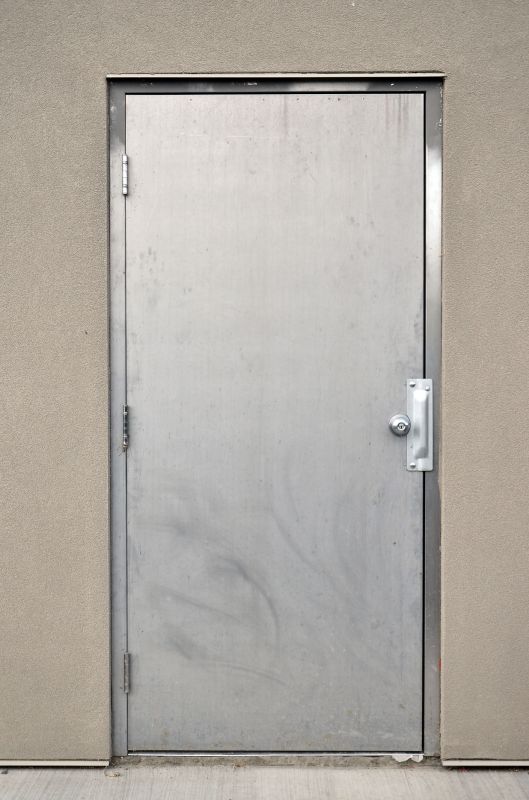 Sleek Steel Door