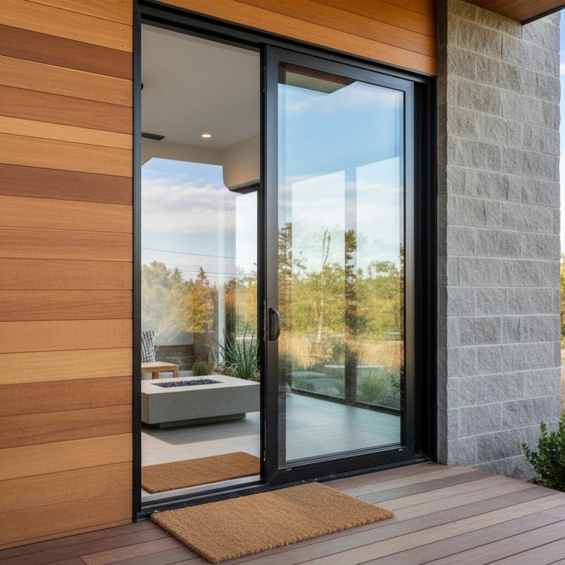 Wood Sliding Door Installation in Raleigh, NC